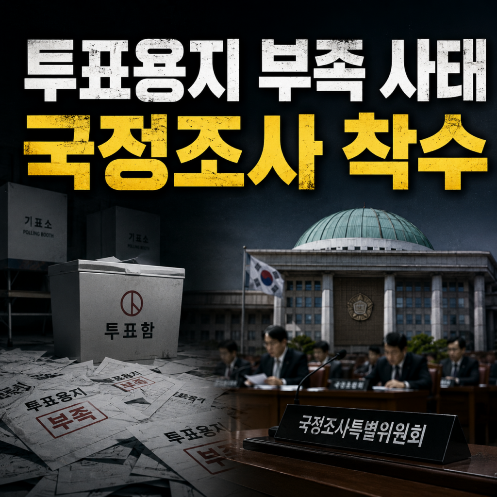 투표용지 부족 국정조사, 무엇을 남기고 어디로 가나
