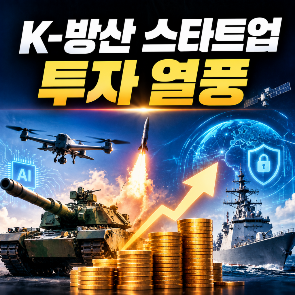 방산 스타트업 투자 5043억 돌파, K방산이 뜨거운 이유